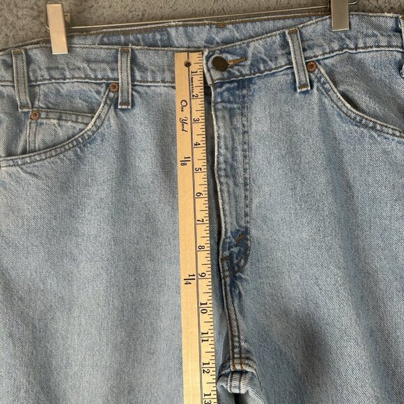 Vintage Orange Tab Levis 550 Jeans Relaxed Fit Men's 34x32 Denim - Picture 4 of 9